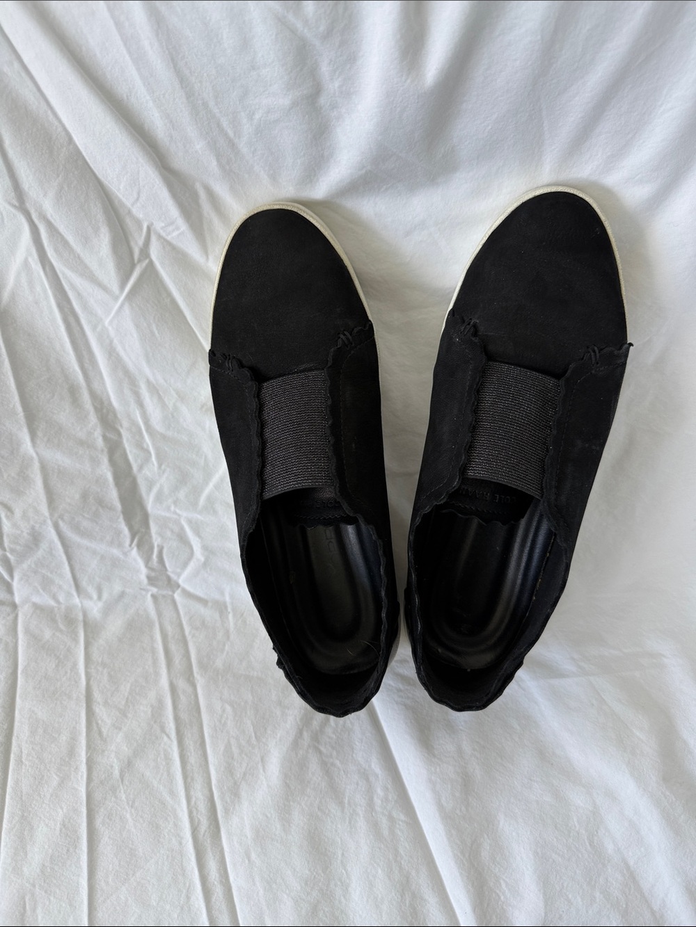 Cole Haan Black Slip-On Sneakers